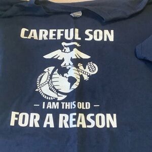 Marine Corps Blue Graphic T-Shirt
